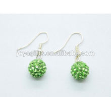 10MM boules de cristal tresor paris shamballa boucles d&#39;oreilles